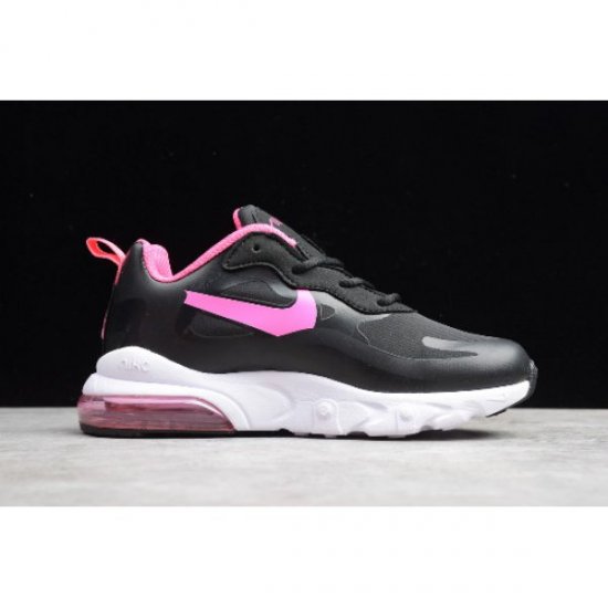 Nike Çocuk Air Max 270 React Siyah / Pembe Koşu Ayakkabısı Türkiye - BR9P547R